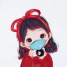 睫毛小酒窝